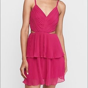 Express Pleated Flare Dress
